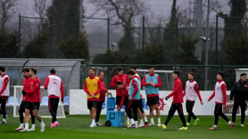 Romanya maçı hazırlıkları