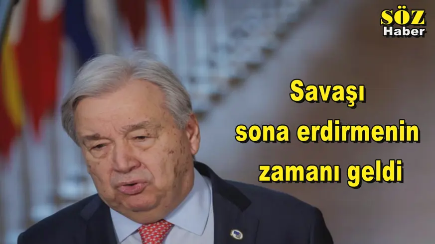 Savaşı  sona erdirmenin  zamanı geldi