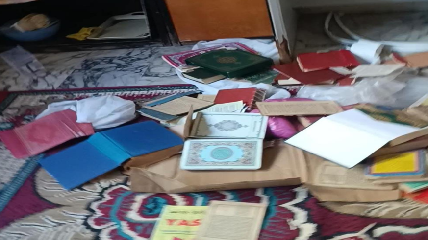 Kur'an-ı Kerim'lere zarar verdiler