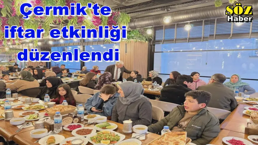 Çermik'te  iftar etkinliği  düzenlendi