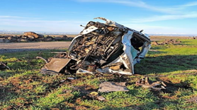 Kaza yapan akrabalarının yanına giderken kaza yaptılar