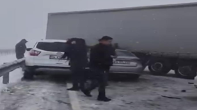 Siverek-Diyarbakır karayolunda zincirleme kaza