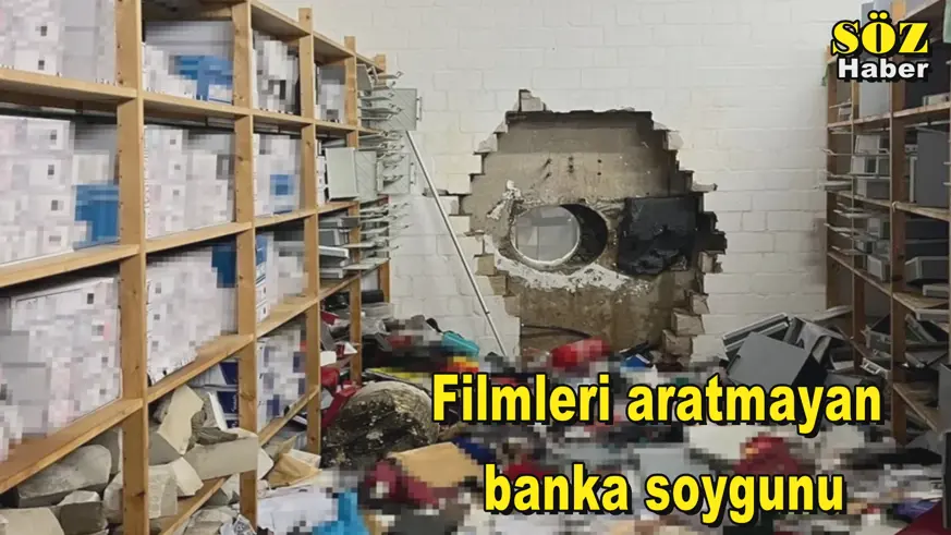 Filmleri aratmayan  banka soygunu