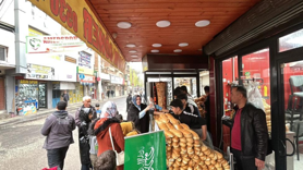 Esnaftan Kutlu Doğum Haftası'nda 2 bin kişiye döner ikramı