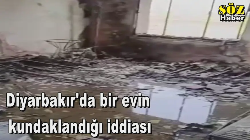 Diyarbakır'da bir evin  kundaklandığı iddiası