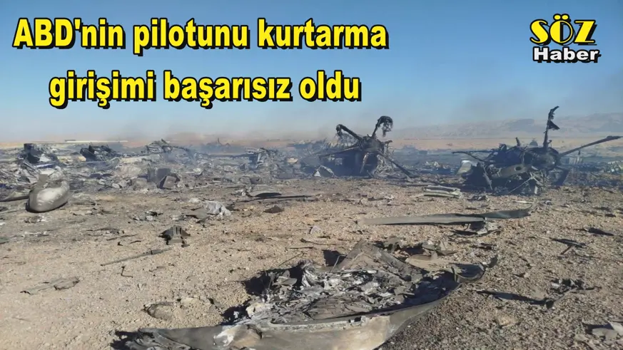 ABD'nin pilotunu kurtarma  girişimi başarısız oldu