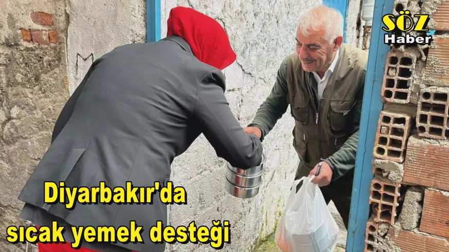 Diyarbakır'da  sıcak yemek desteği