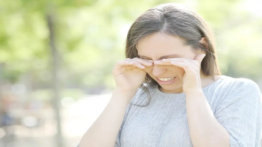 Gözde alerji uyarısı