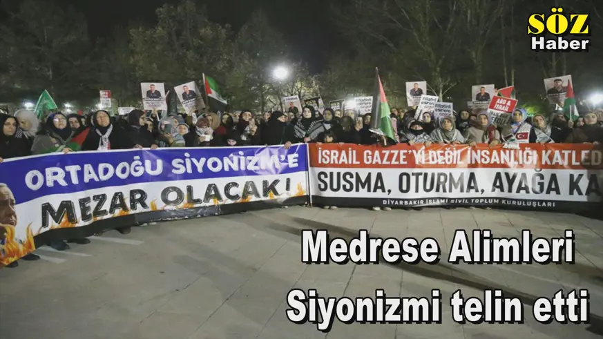 Medrese Alimleri Siyonizmi telin etti