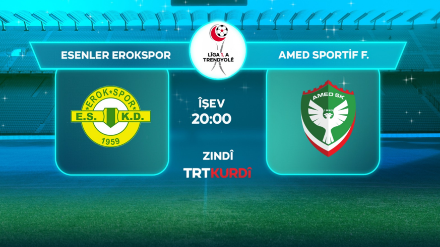 AMEDSPOR'UN DEV MAÇI TRT KURDİ'DE