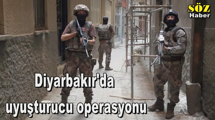 Diyarbakır'da uyuşturucu operasyonu