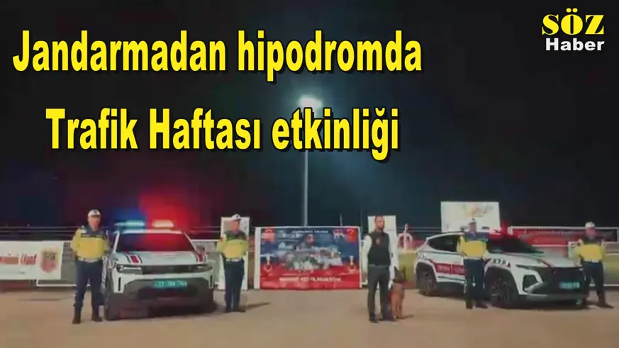 Jandarmadan hipodromda  Trafik Haftası etkinliği