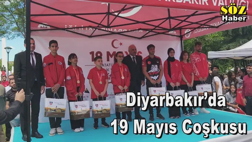 Diyarbakır’da  19 Mayıs Coşkusu