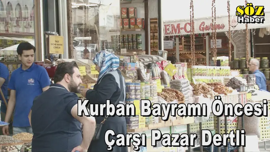 Kurban Bayramı Öncesi  Çarşı Pazar Dertli