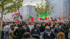 Diyarbakır'da taraftar,  maçı dev ekrandan izledi