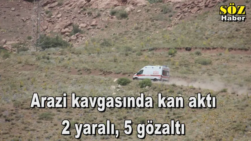 Arazi kavgasında kan aktı