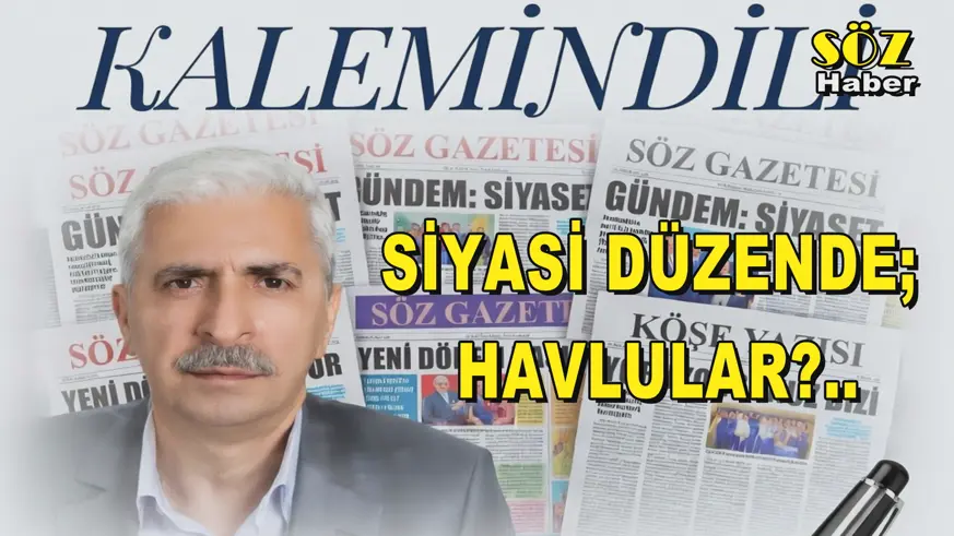 SİYASİ DÜZENDE; HAVLULAR?..