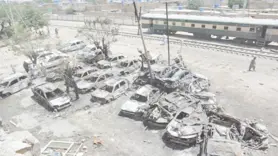 Trene bombalı saldırı