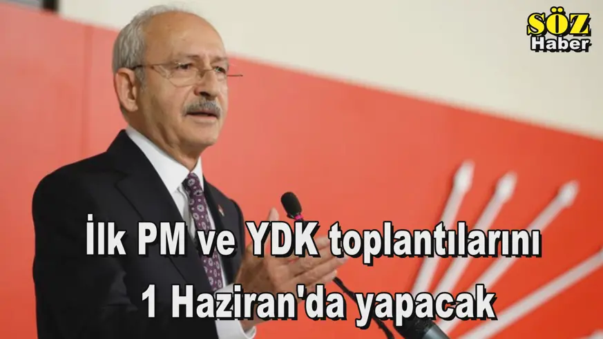 İlk PM ve YDK toplantılarını  1 Haziran'da yapacak