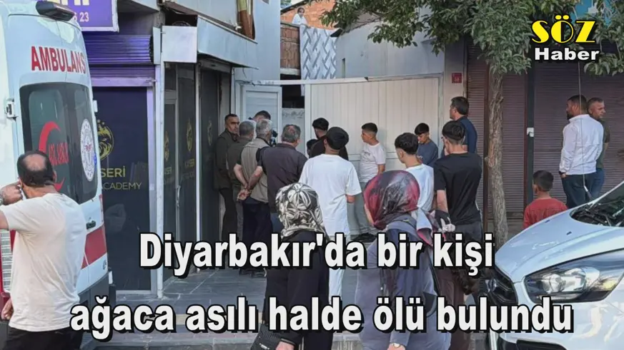 Diyarbakır'da bir kişi ağaca asılı halde ölü bulundu