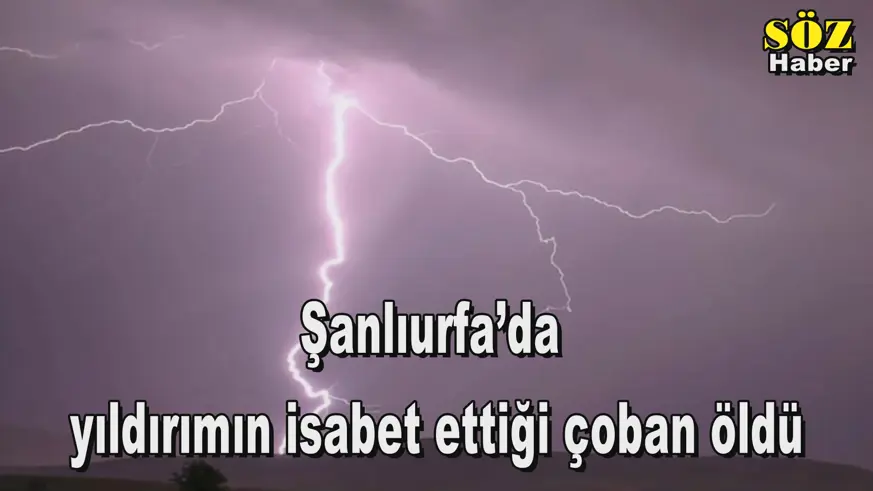 Şanlıurfa’da yıldırımın isabet ettiği çoban öldü