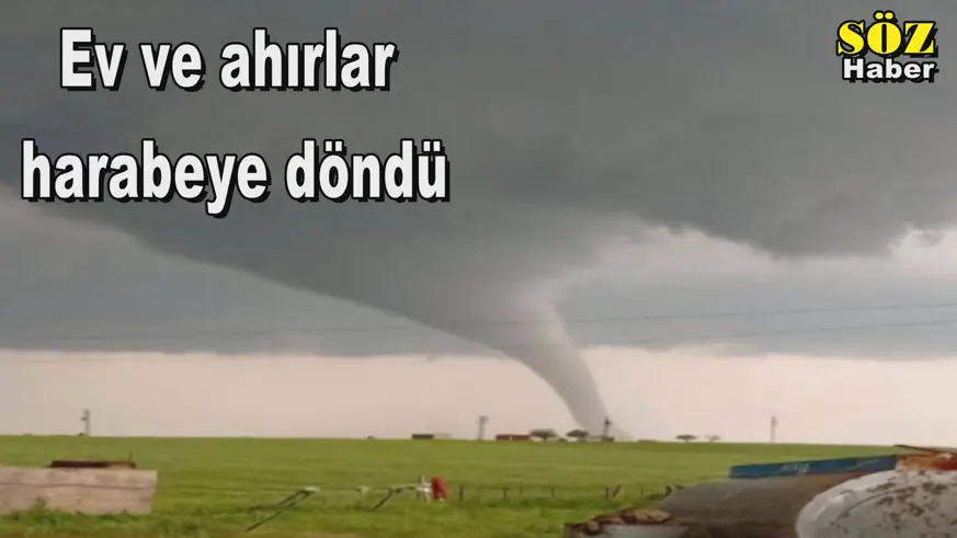 Viranşehir'de dev hortum kamerada