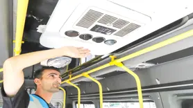 Toplu taşıma araçlarında  klima denetimi
