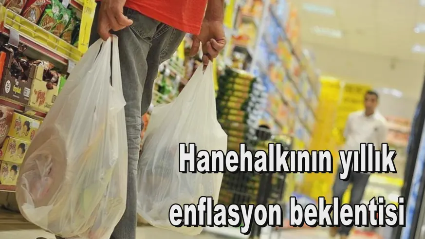 Hanehalkının yıllık  enflasyon beklentisi