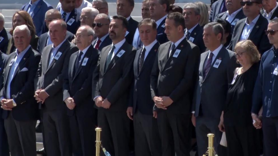 İlk kez cenaze töreninde yan yana geldiler