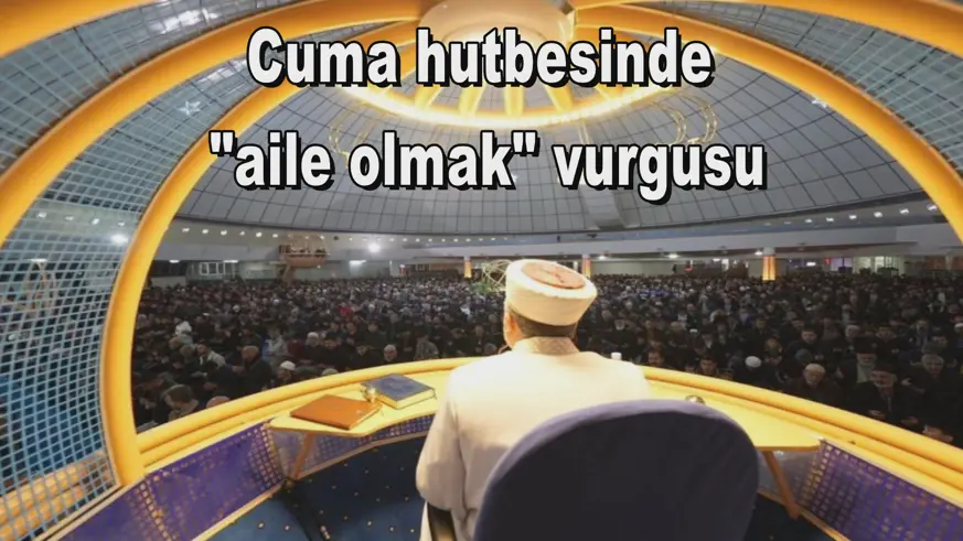 Cuma hutbesinde  