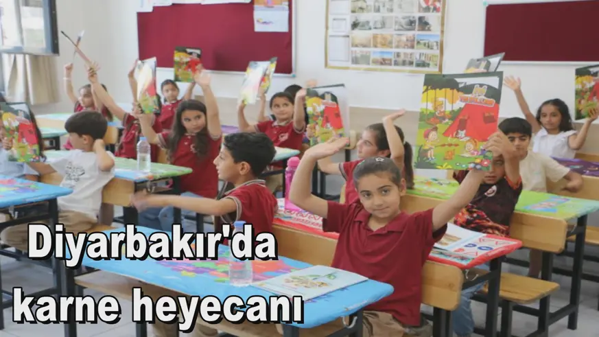 Diyarbakır'da karne heyecanı