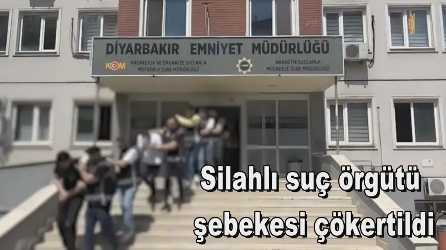 Silahlı suç örgütü  şebekesi çökertildi
