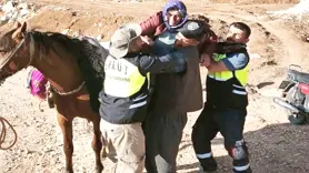 KATIR SIRTINDA AMBULANS’A TAŞIDILAR!