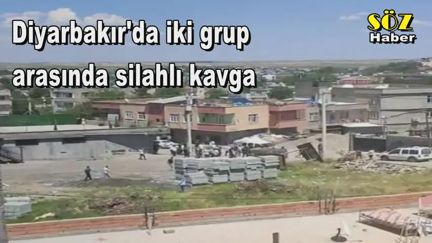Diyarbakır'da iki grup  arasında silahlı kavga