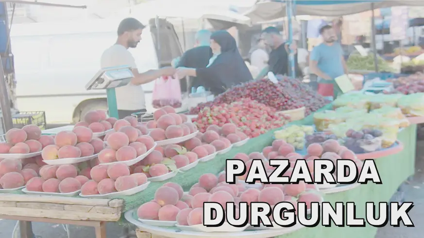 PAZARDA  DURGUNLUK