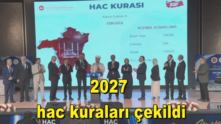 2027  hac kuraları çekildi