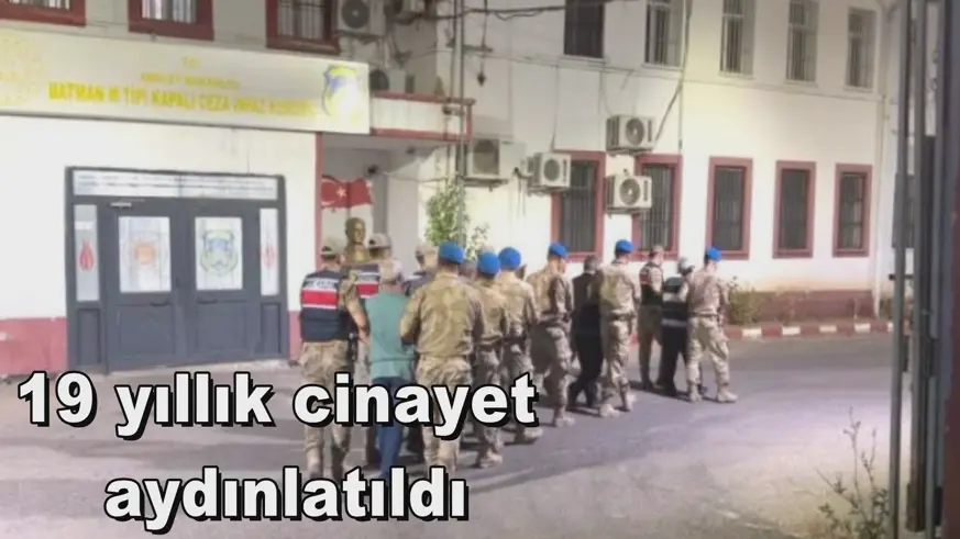 19 yıllık cinayet  aydınlatıldı
