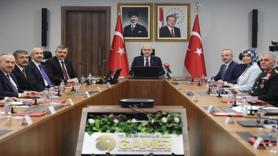 Kurtulmuş ve Çiftçi'nin ev sahipliğinde  düzenlenen toplantı 