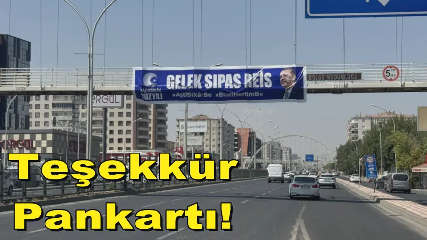 Teşekkür Pankartı!