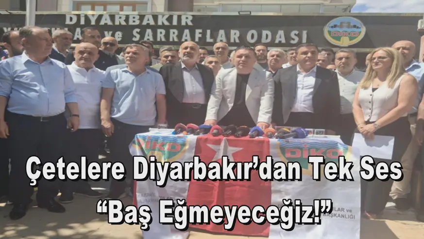 Çetelere Diyarbakır’dan Tek Ses