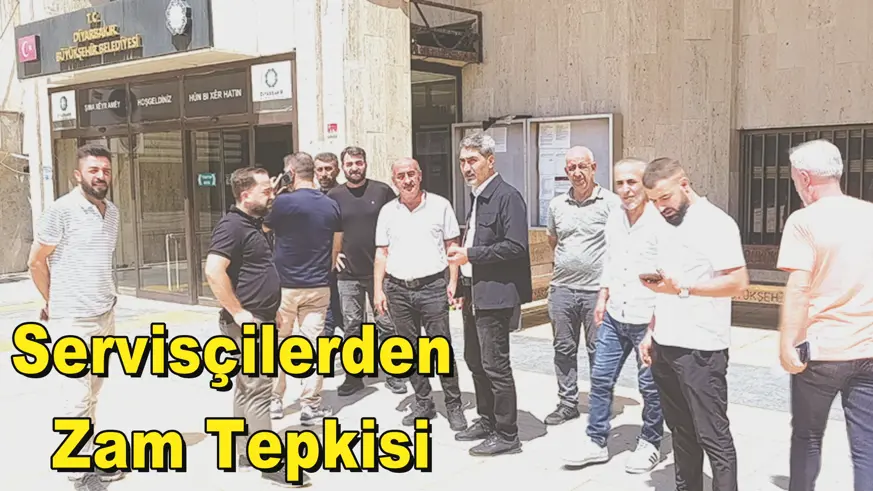 Servisçilerden  Zam Tepkisi