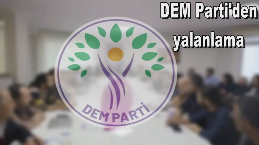DEM Parti'den yalanlama