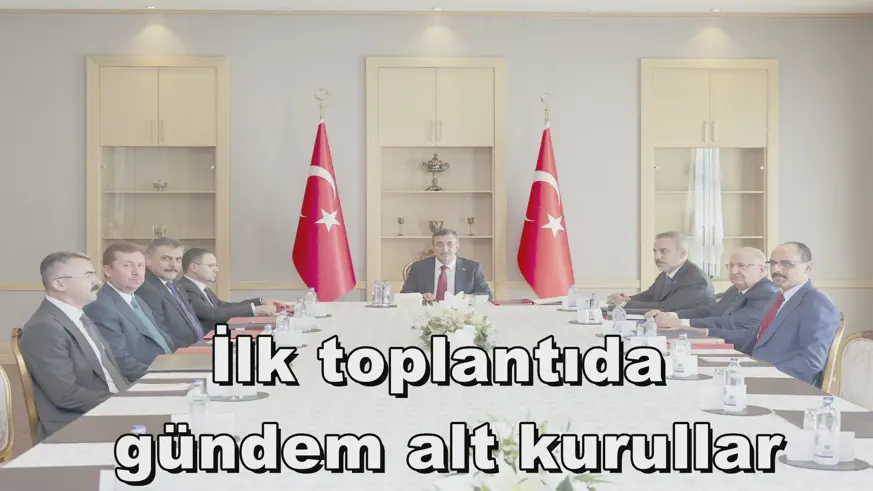 İlk toplantıda  gündem alt kurullar