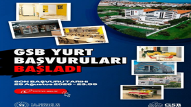  GSB yurt başvuruları başladı