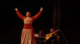 İspanyol dansçı Cristina Aguilera İstanbul'da