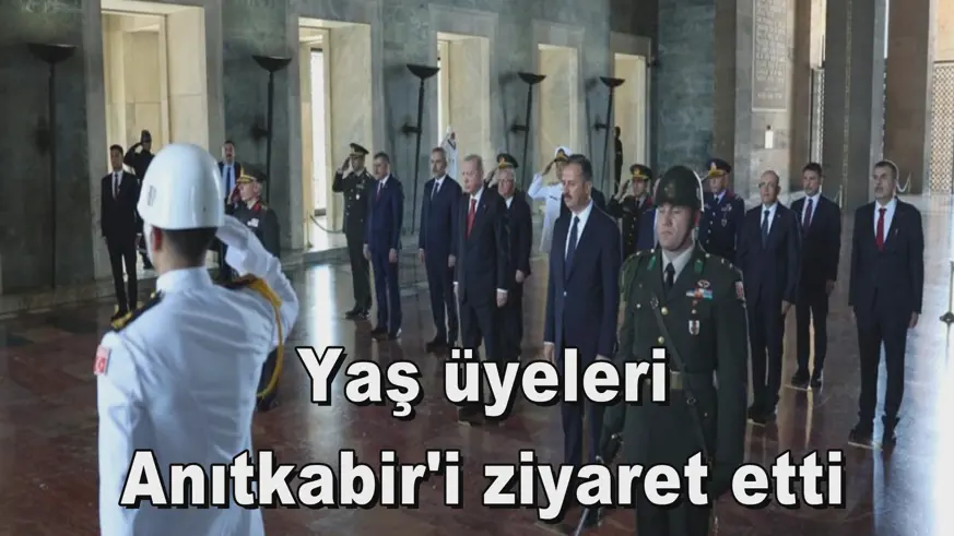 Yaş üyeleri Anıtkabir'i ziyaret etti
