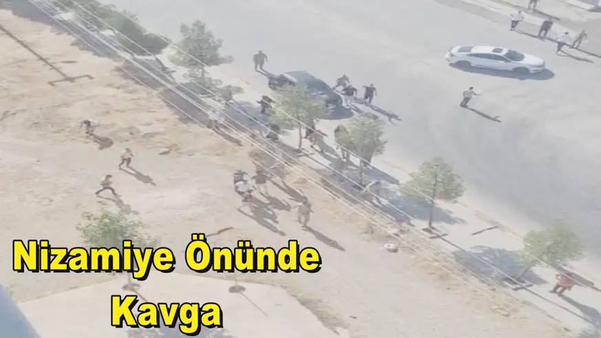 Nizamiye Önünde  Kavga 