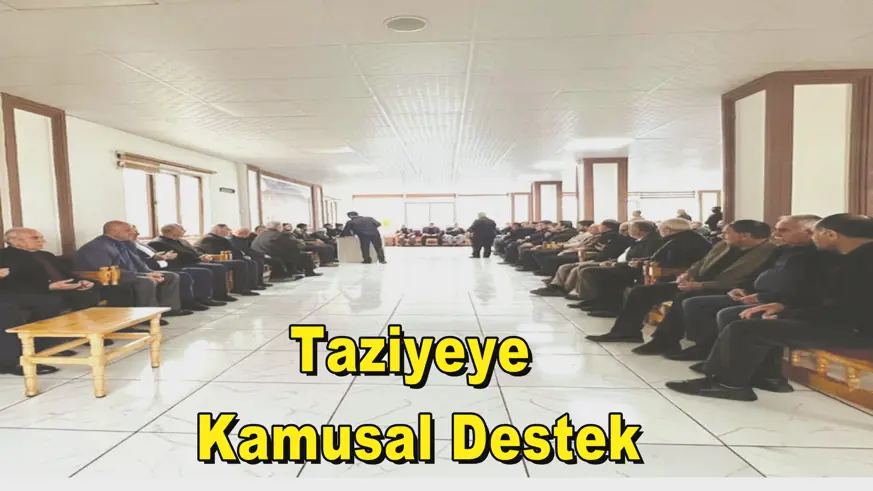 Taziyeye  Kamusal Destek
