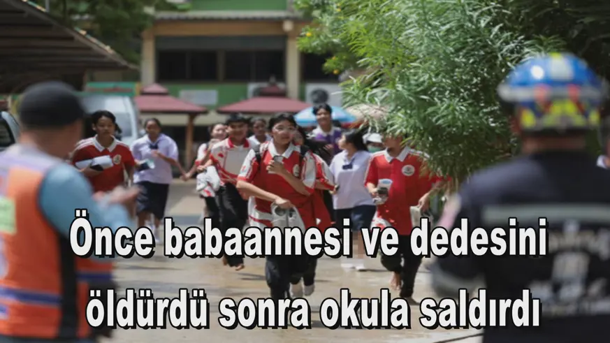 Önce babaannesi ve dedesini  öldürdü sonra okula saldırdı