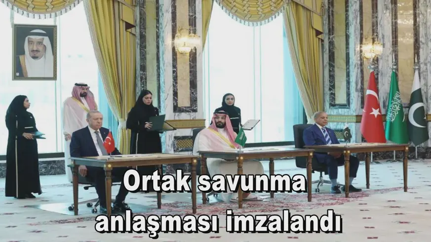 Ortak savunma  anlaşması imzalandı